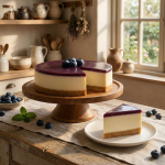 Blueberry Cloud Cheesecake