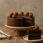 Dark Truffle Midnight Cake