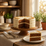 Golden Carrot Velvet Cake